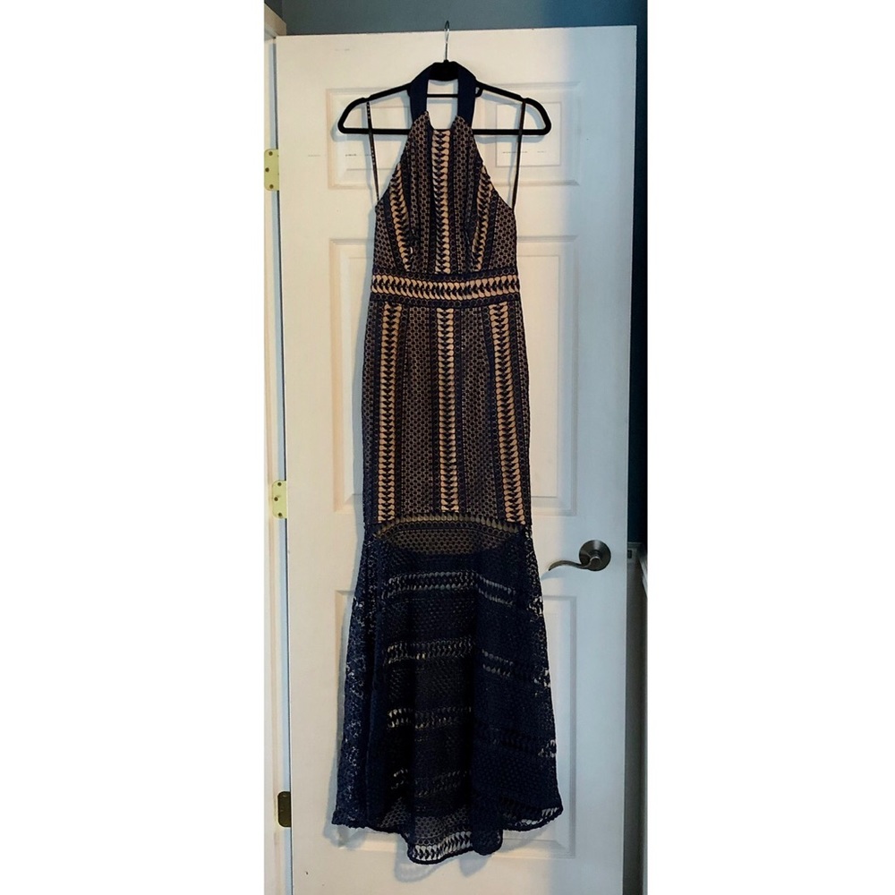 Jarlo Navy Lace Dress